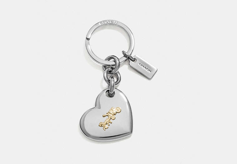 Horse And Carriage Heart Bag Charm