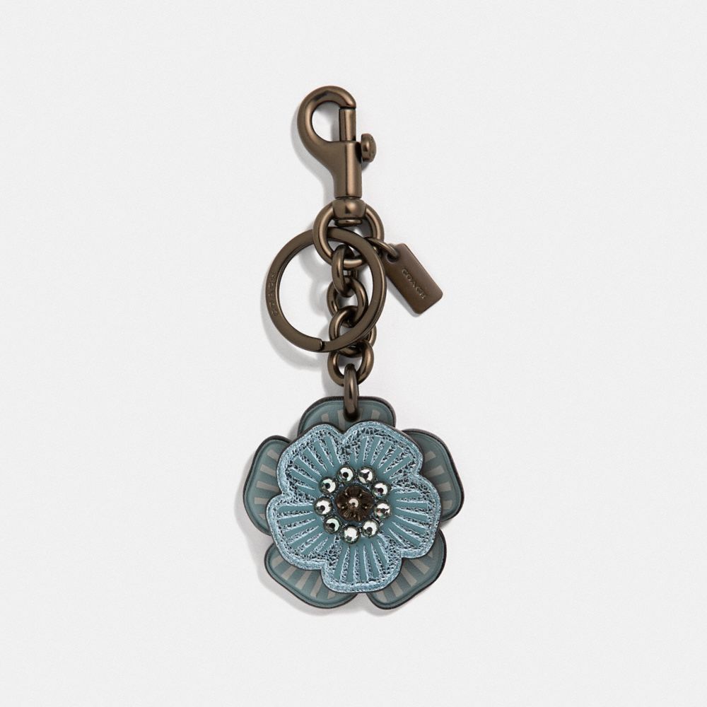 Tea Rose Mix Bag Charm, COACH