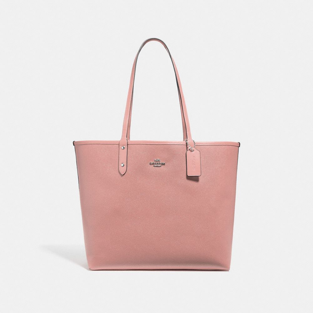 Pink coach bag reversible sale