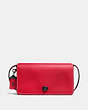 COACH®,DINKY,Leather,Small,BP/Red Vintage Orange,Front View