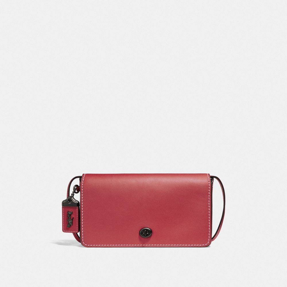 COACH®,DINKY,Leather,Small,BP/Ruby,Front View