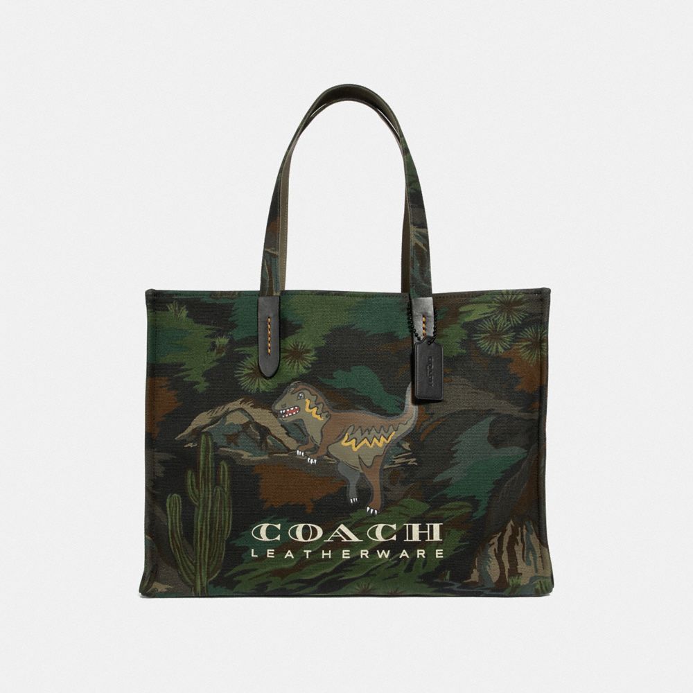 Coach camo tote bag hotsell