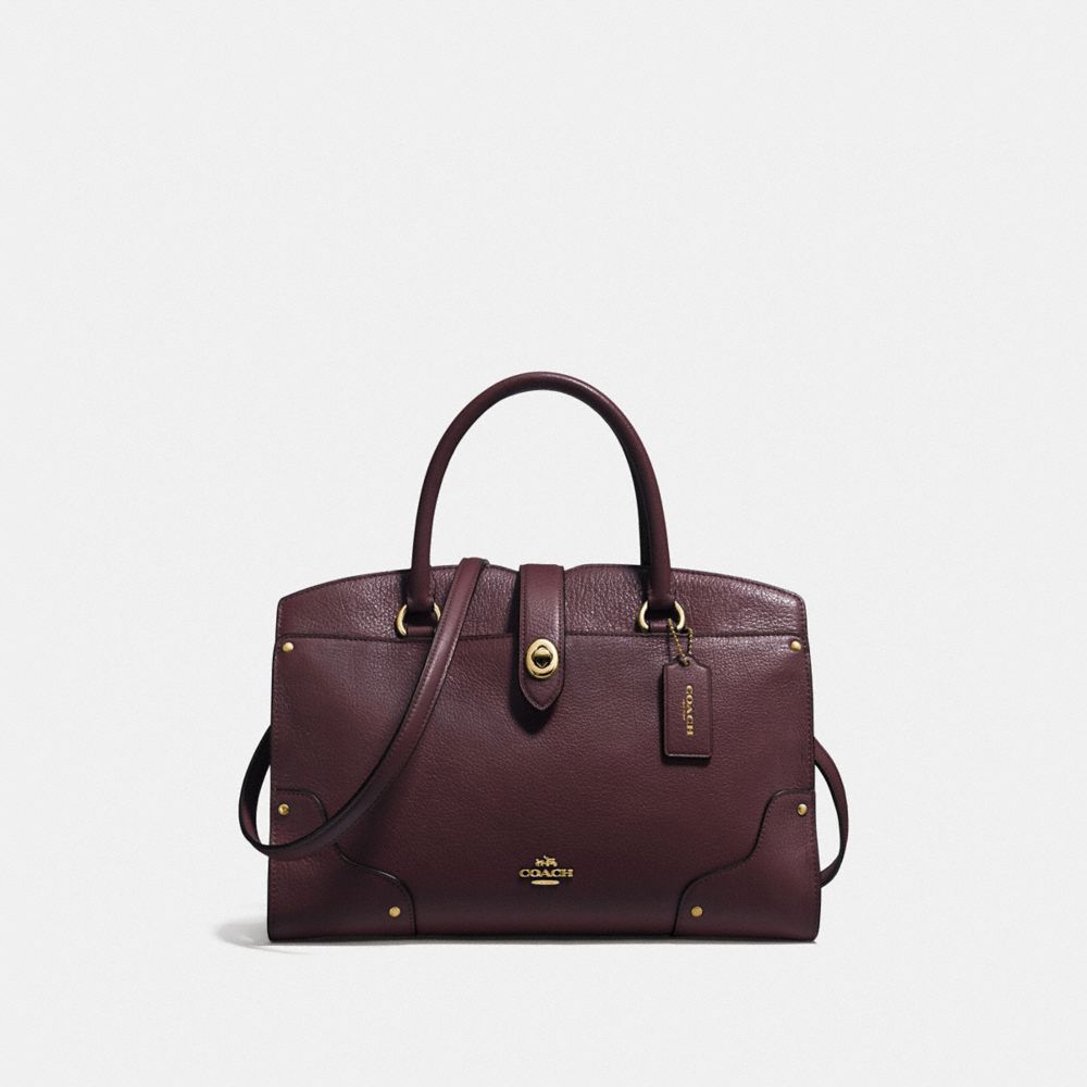 COACH®,Mercer Satchel 30,,Front View