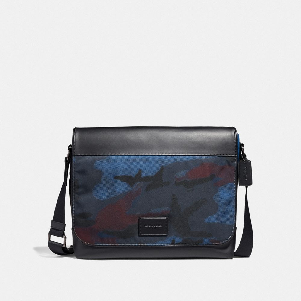 Messenger With Halftone Camo Print