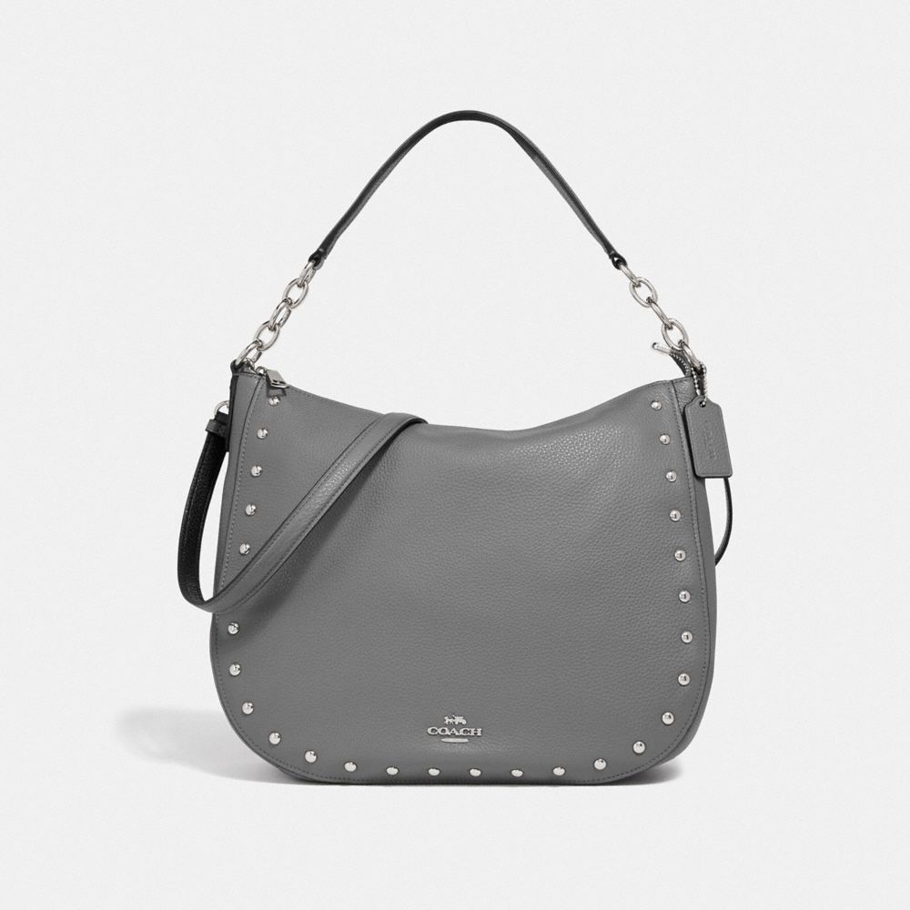 Coach pebbled best sale leather elle hobo