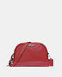 COACH®,IVIE CROSSBODY,Leather,Small,Silver/Washed Red,Front View
