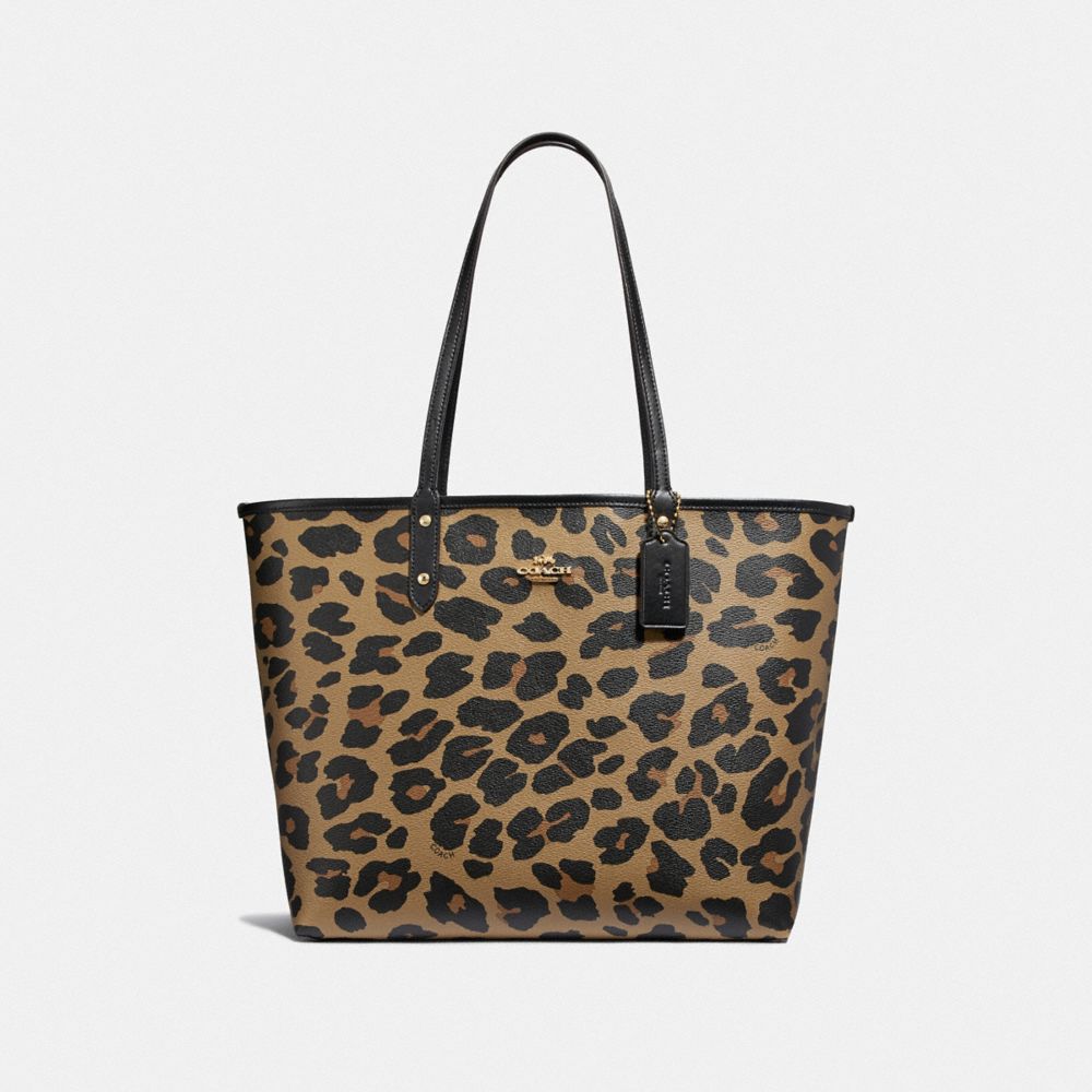 Leopard print best sale coach bag