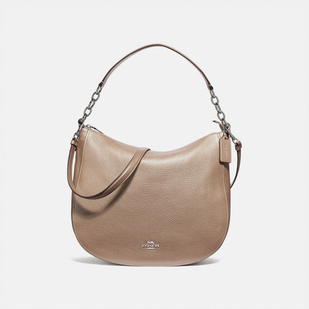 Coach pebble leather store elle hobo