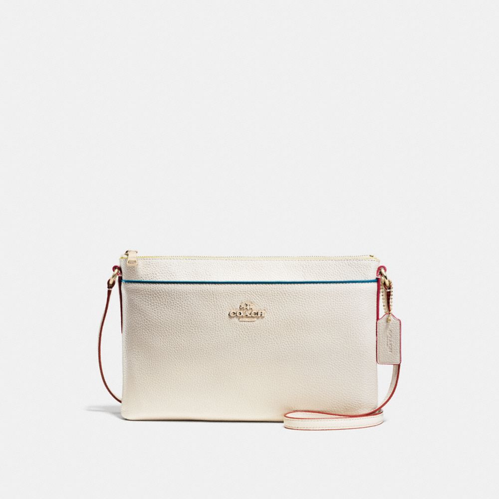 Coach polished pebble journal crossbody sale