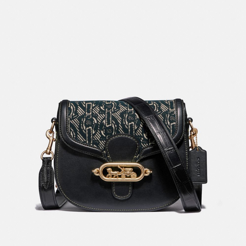 COACH Outlet COACH Outlet Elle Saddle Bag With Chain Print