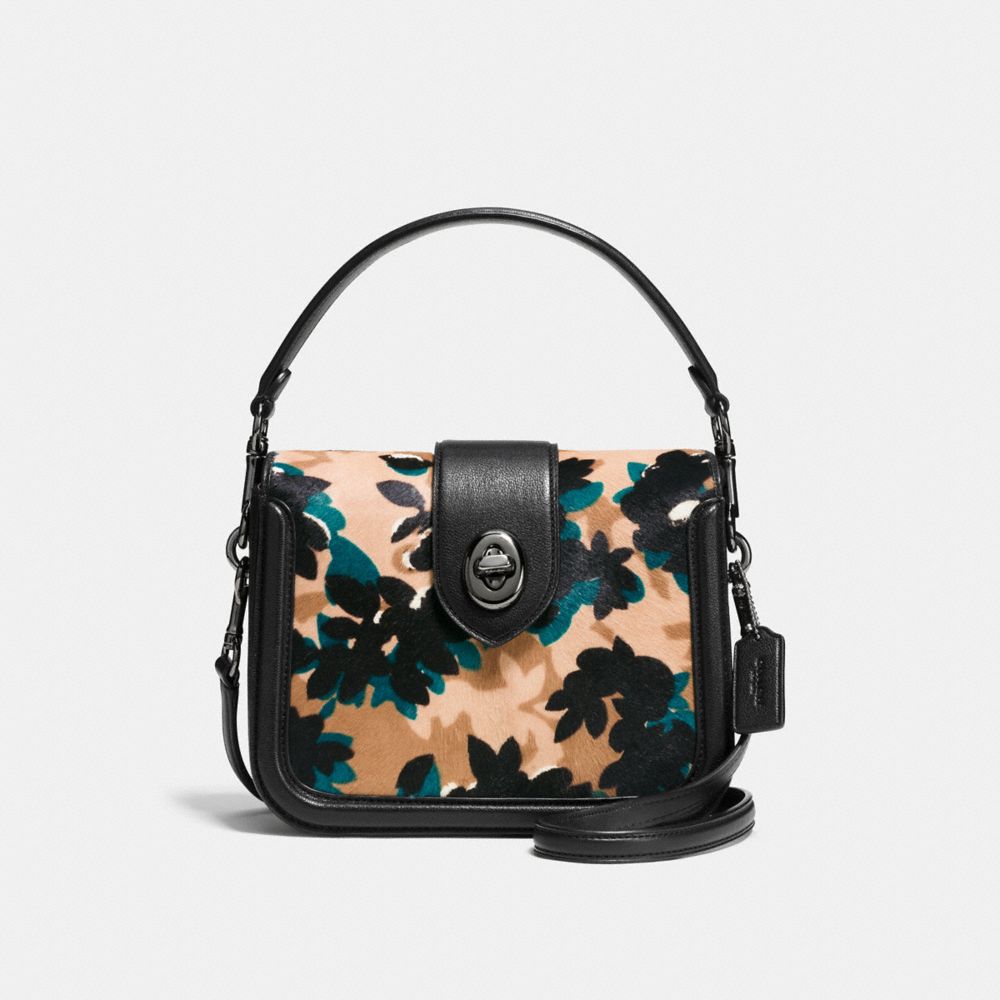 ★COACH【F33750/GRY ＊iPhone7Plus / 8Plus】 COACH Signature Essential F13741 Black Gray Leather Hobo