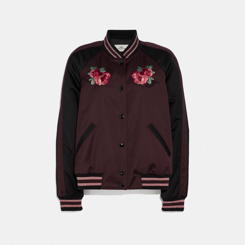 COACH® | COACH®: Floral Embroidered Souvenir Jacket