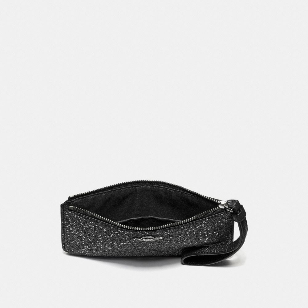 coach small wristlet black