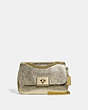 COACH®,CASSIDY CROSSBODY,Leather,Small,Gold/White Gold,Front View