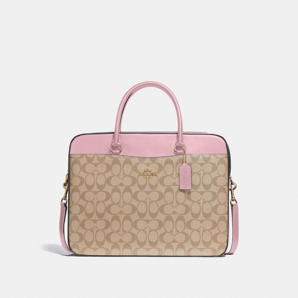 COACH Outlet COACH Outlet Laptop Bag In Signature Canvas