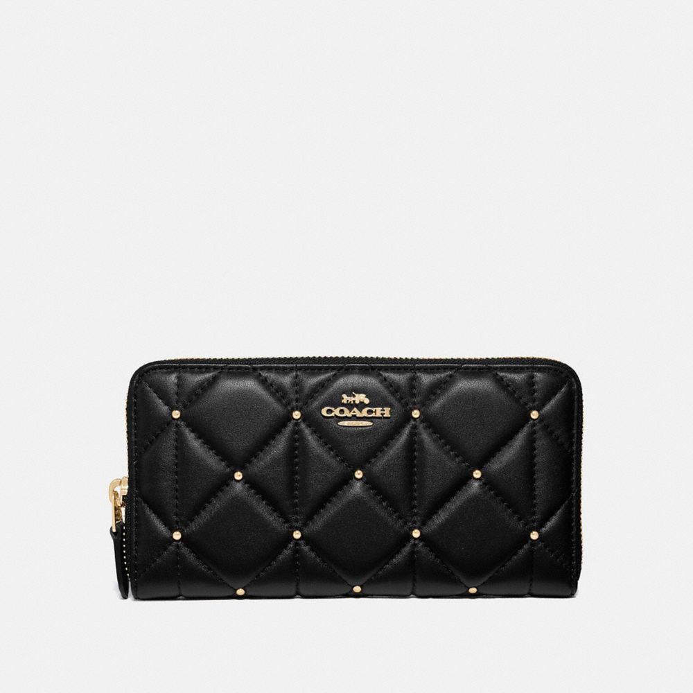 Coach outlet best sale accordion zip wallet