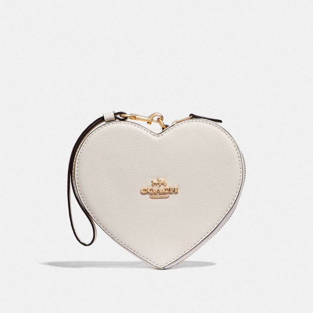 COACH F39957 - HEART WRISTLET - BLACK/IMITATION GOLD