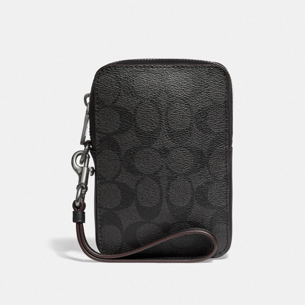 COACH Signature Accessory Pouch ① Coach Signature Pouch Small Accessories | eBay