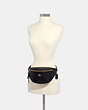 COACH®,BELT BAG,Leather,Medium,Gold/Black,Alternate View