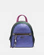COACH®,ANDI BACKPACK IN COLORBLOCK,Leather,Medium,Gunmetal/Multi,Front View