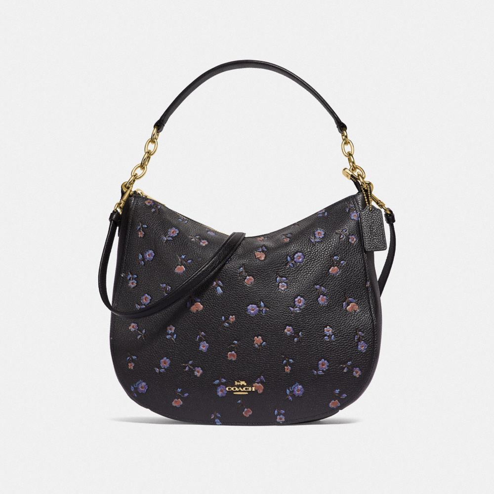 Coach pebble leather online elle hobo