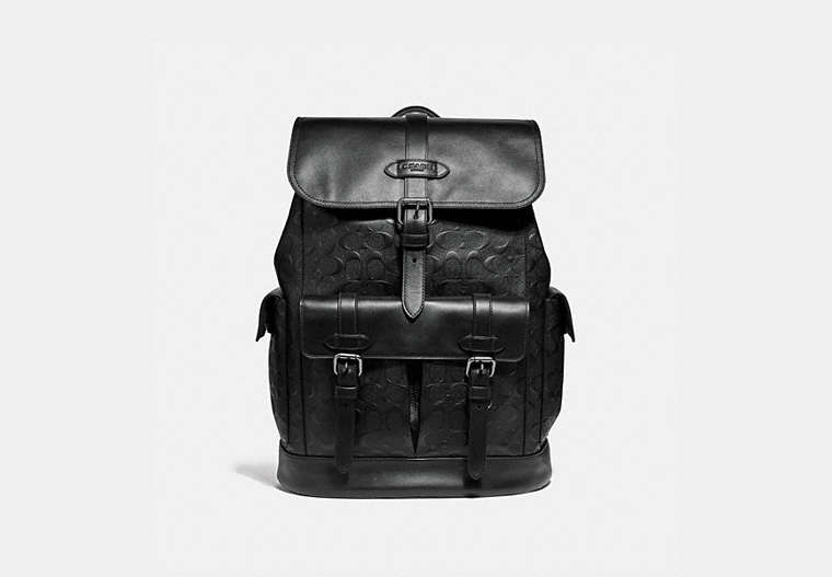 Hudson Backpack In Signature Leather