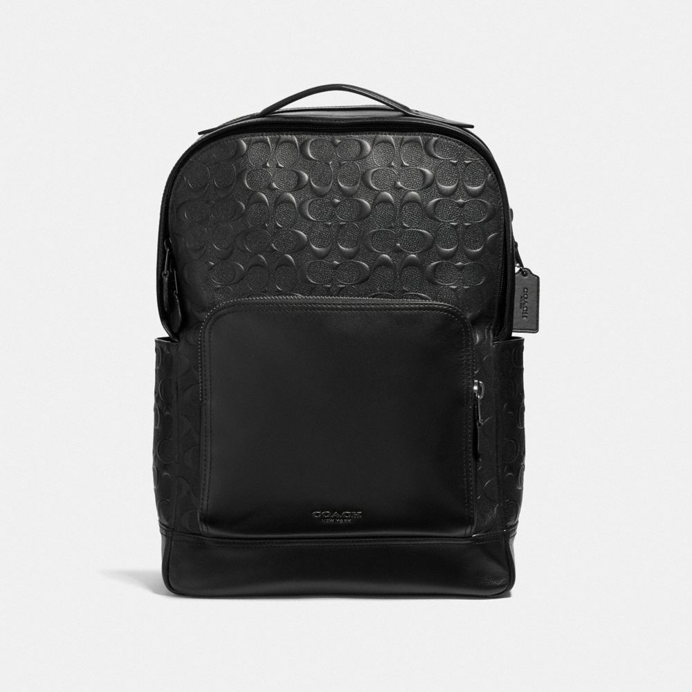 Graham Backpack In Signature Leather