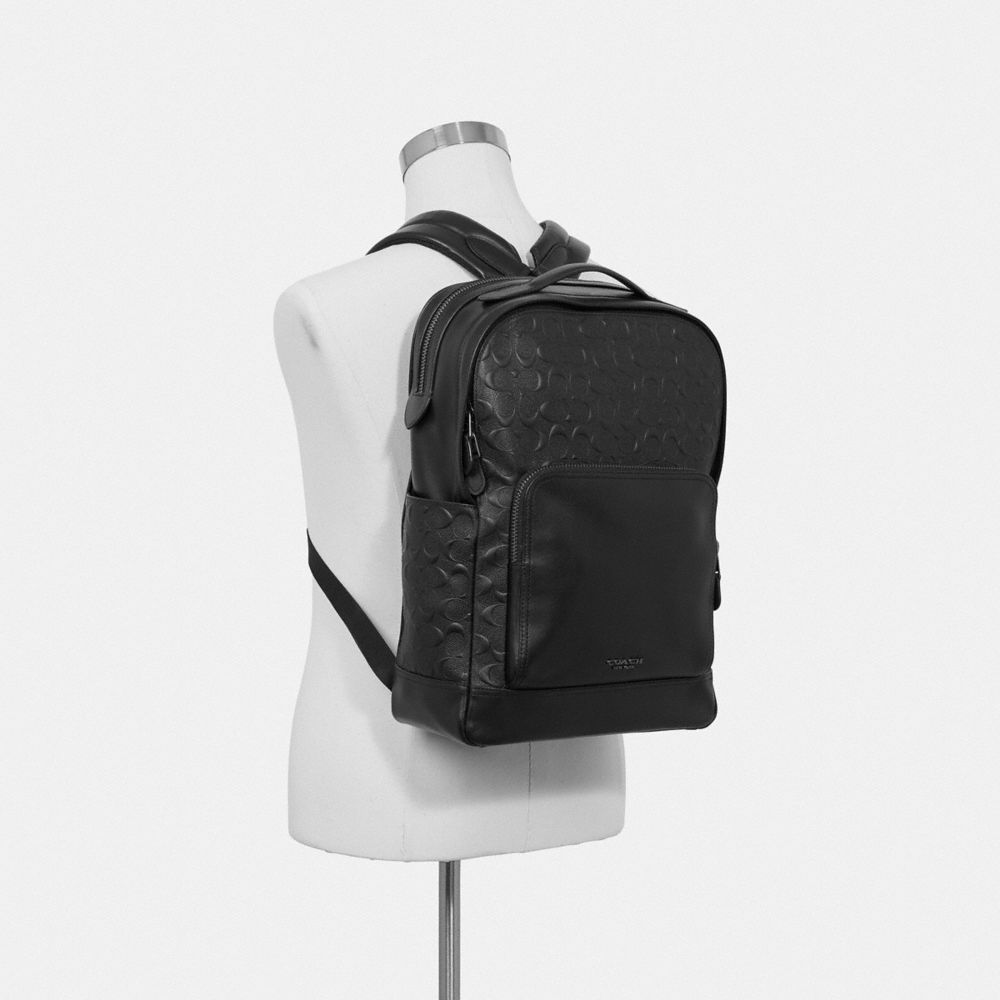 Graham Backpack In Signature Leather