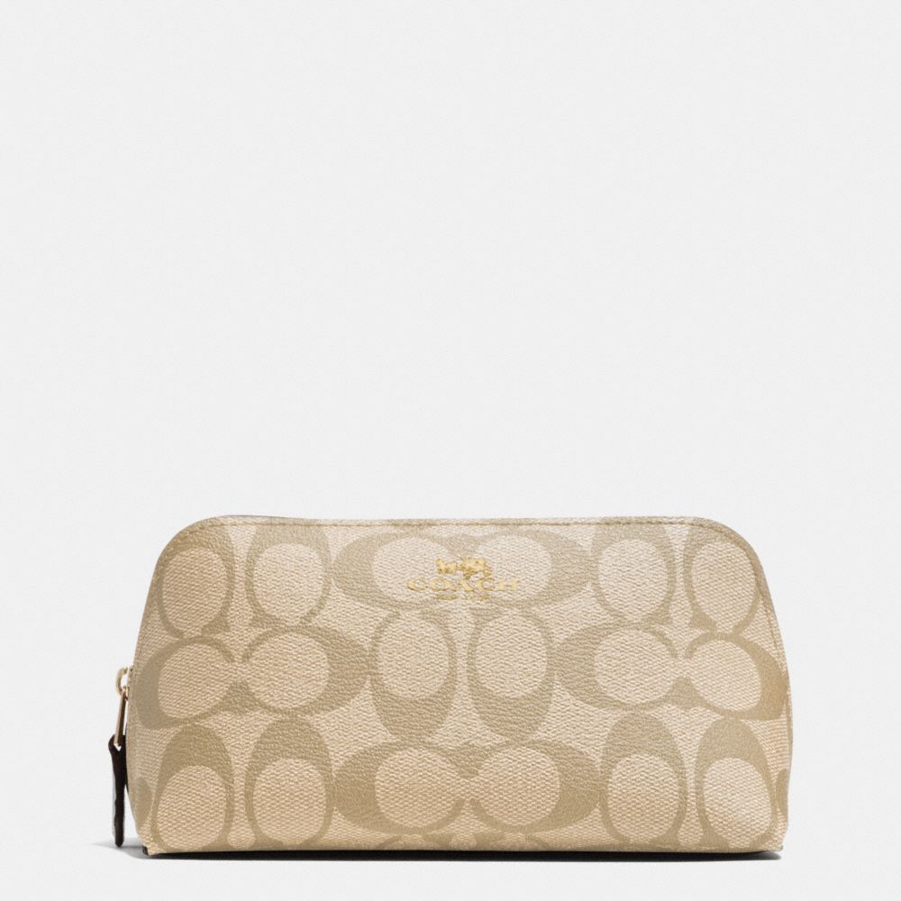 COACH Cosmetic 2024 Case 17 In Signature Canvas C7359