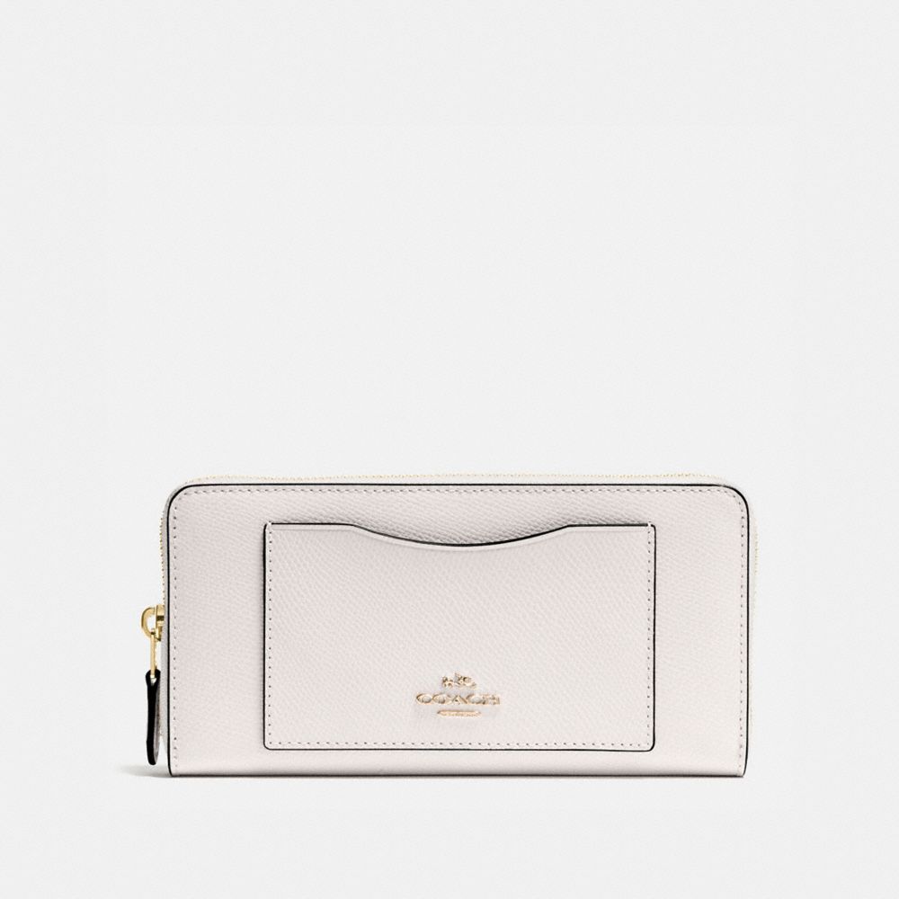COACH®,Accordion Zip Wallet,,Front View