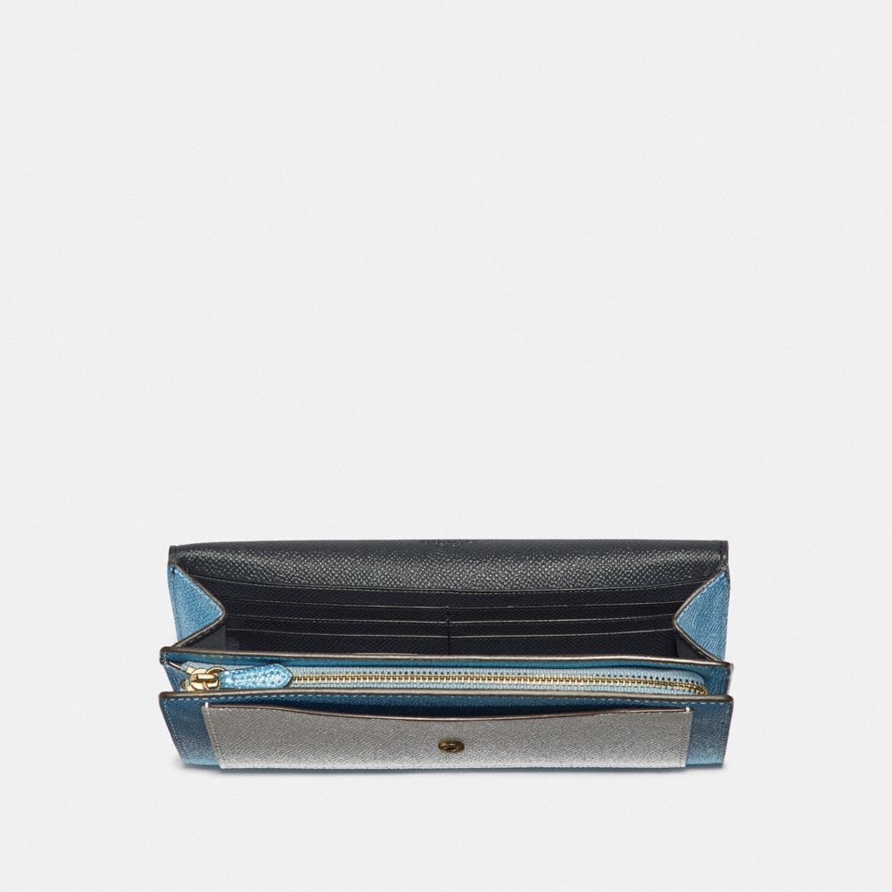Slim Envelope Wallet In Colorblock