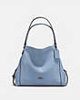 COACH®,EDIE SHOULDER BAG 31,Leather,Small,Silver/Slate,Front View