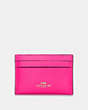 COACH®,PORTE-CARTES,Cuir,Or/Rose Rubis,Front View
