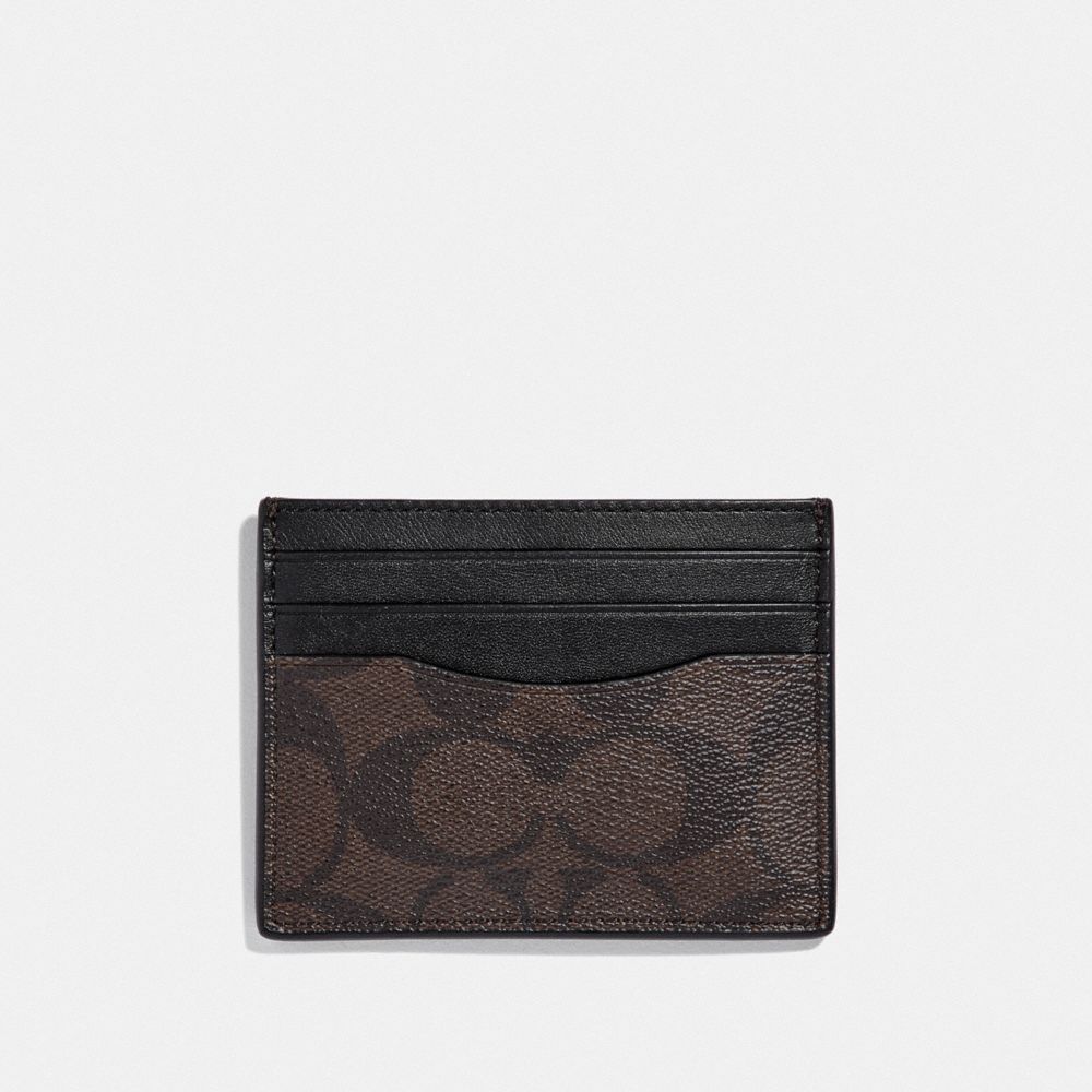 COACH® Outlet  Slim Id Card Case In Signature Canvas