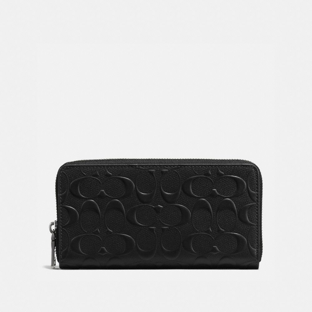 Gucci Long Wallet Signature Black in Leather - US