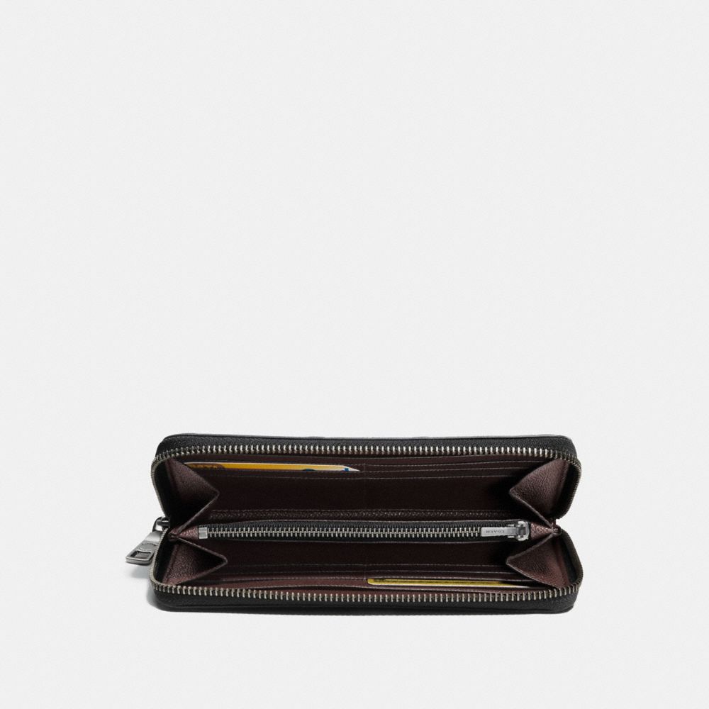 081051● CALEE PLANE LEATHER LONG WALLET