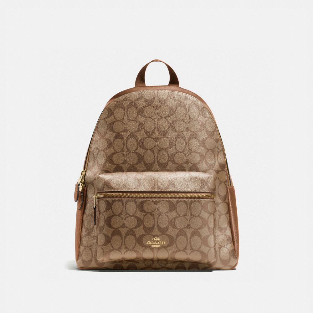 COACH Outlet Charlie Backpack In Signature Canvas