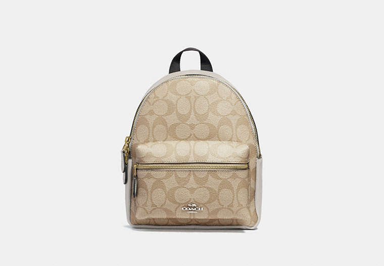 Mini Charlie Backpack In Signature Canvas