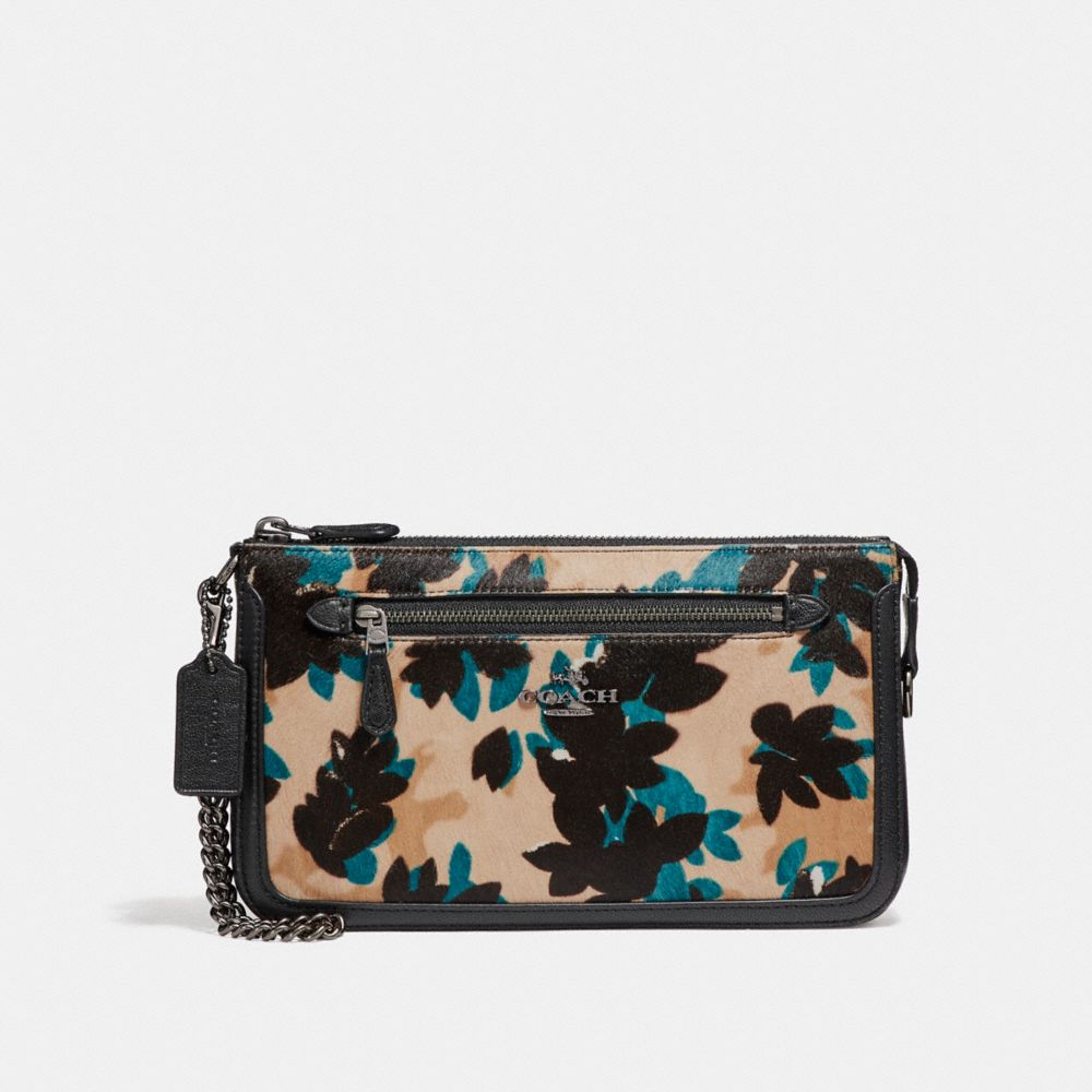 Nolita Wristlet 24 With Scattered Leaf Print