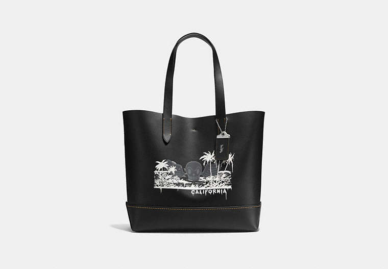 Gotham Tote With Wild Surf Print