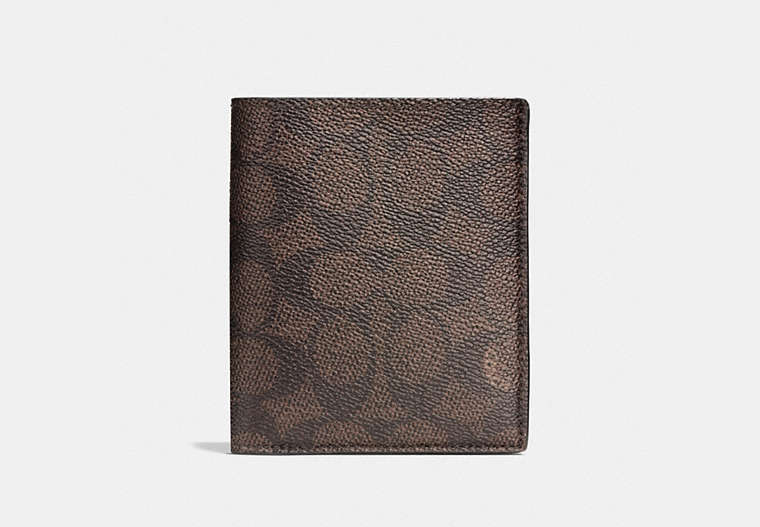 Slim Coin Wallet In Signature Canvas