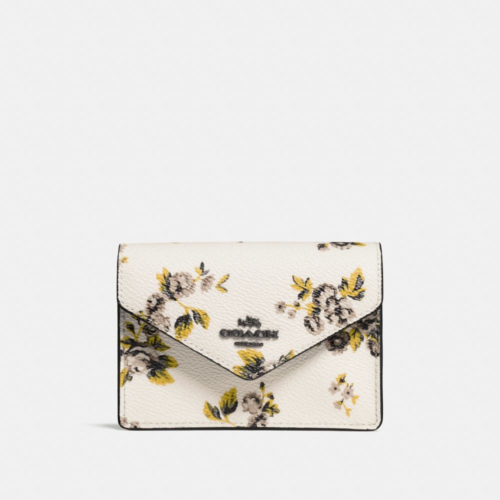 Envelope Card Case With Prairie Print