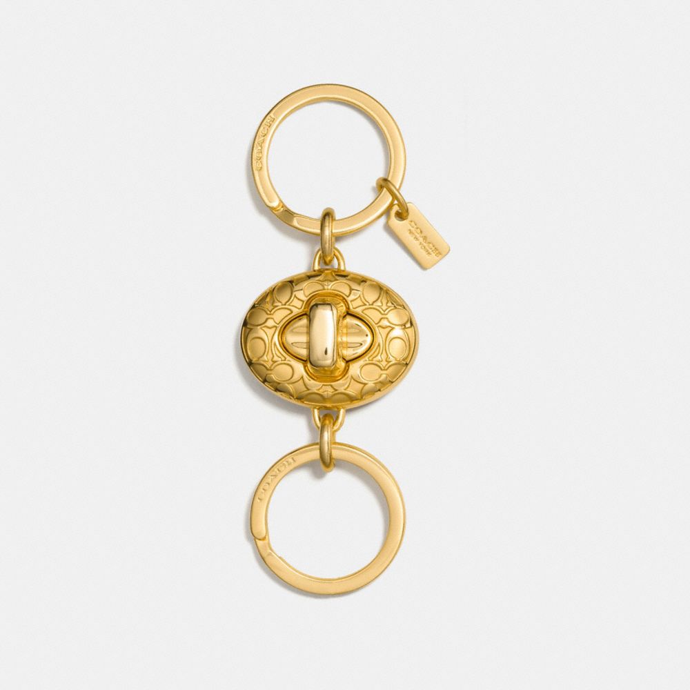 COACH® Outlet  Signature Turnlock Valet Key Ring