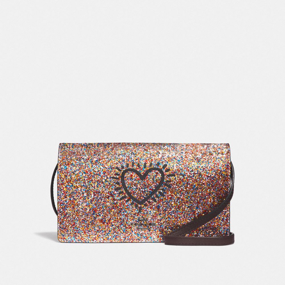 Coach Hayden Foldover Crossbody Clutch in Signature Jacquard