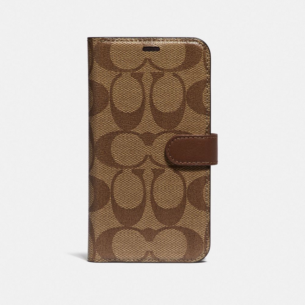 Iphone X/Xs Folio In Signature Canvas