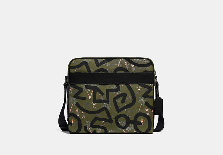 Keith Haring Charles Camera Bag With Hula Dance Print