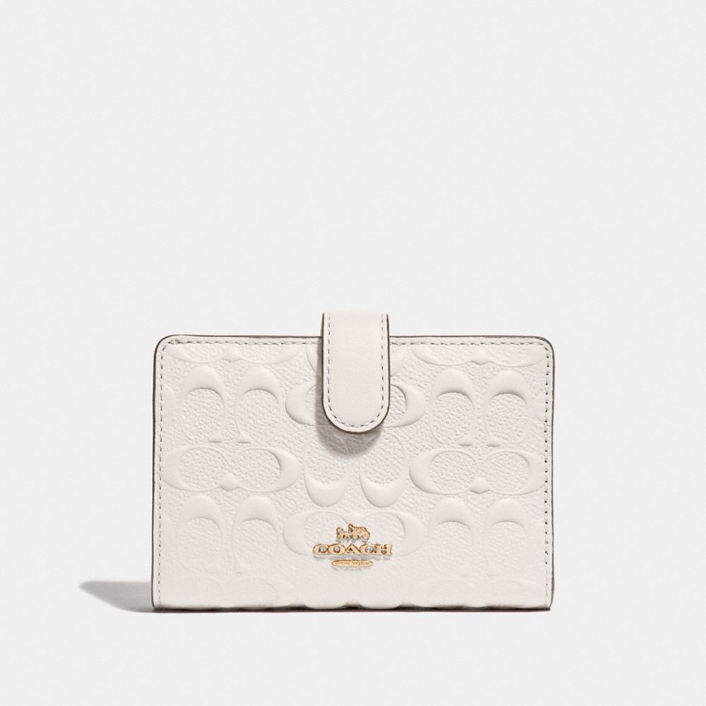COACH® Outlet | Medium Corner Zip Wallet In Signature Leather