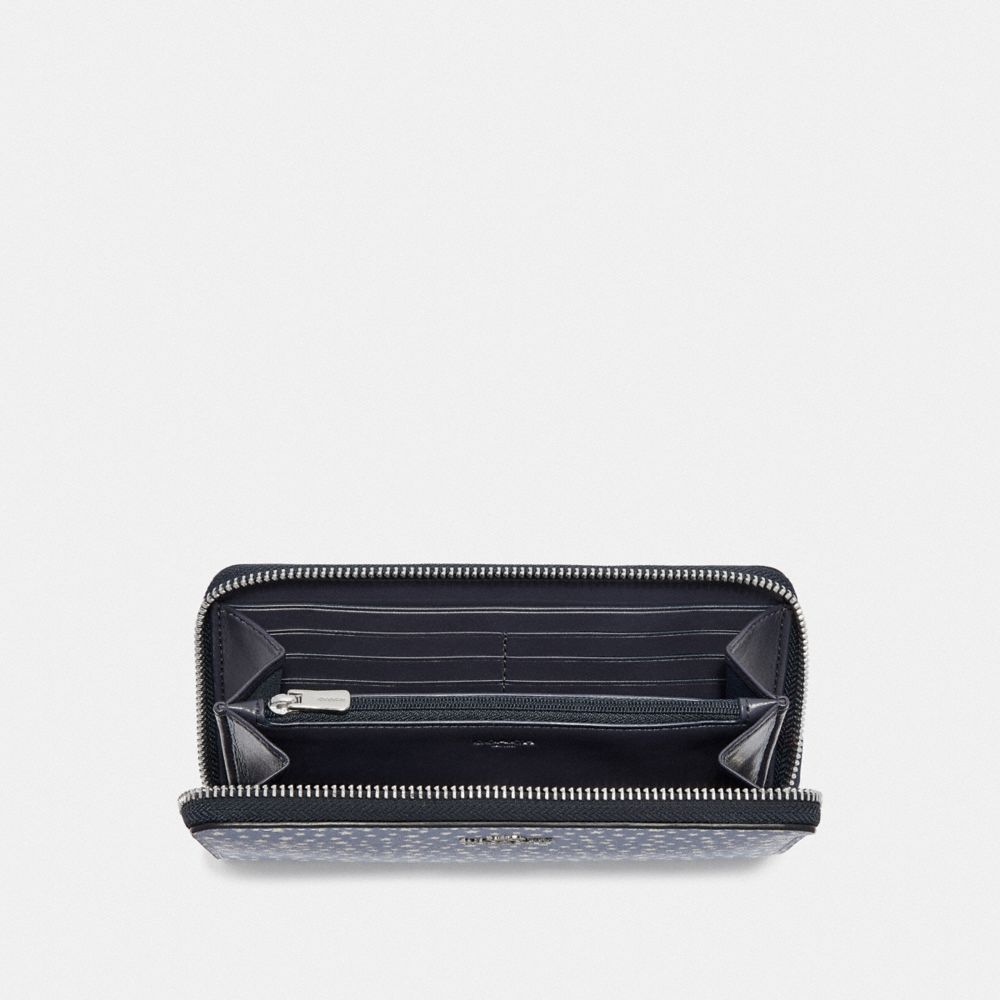 COACH® Outlet | Accordion Zip Wallet With Ditsy Star Print