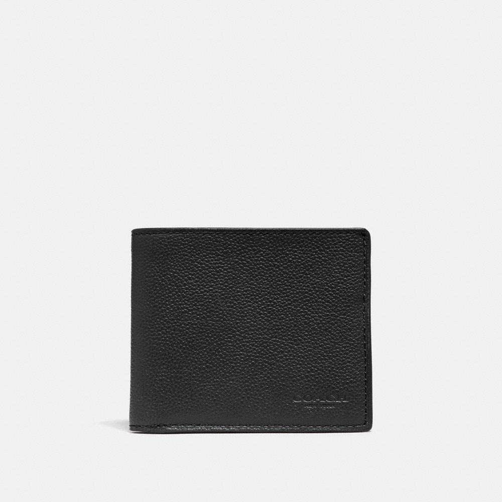 Coach black wallets outlet new arrivals