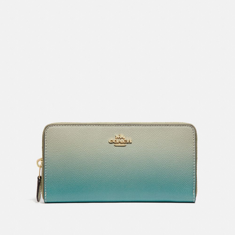 COACH Outlet Accordion Zip Wallet With Ombre